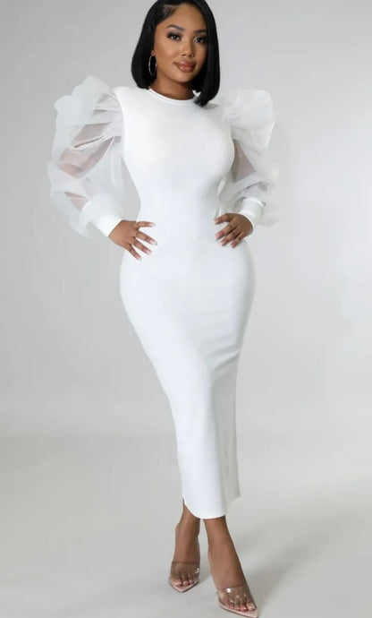 So Classy Dress- Ivory