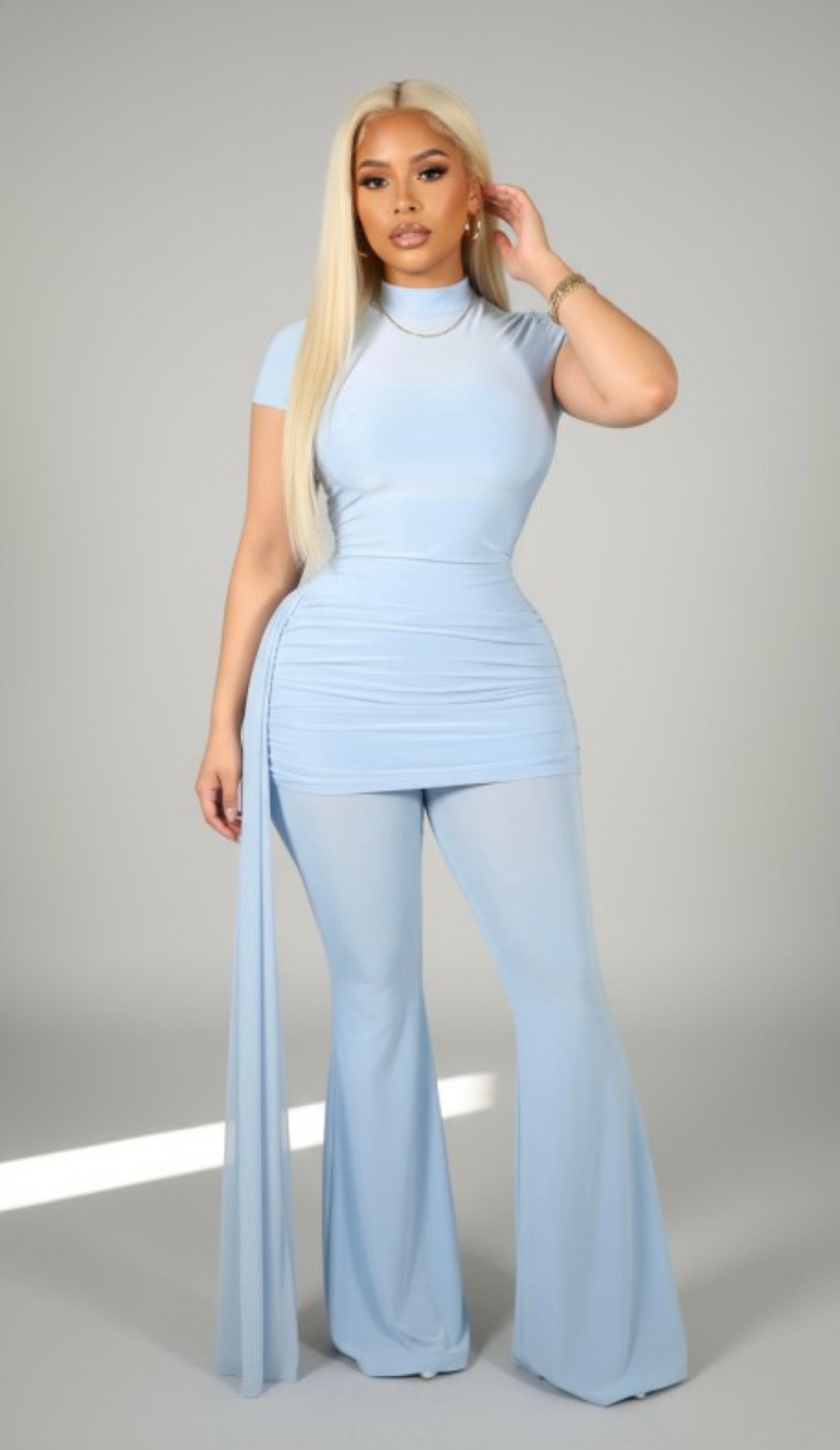 Pure Love Pant Set Blue