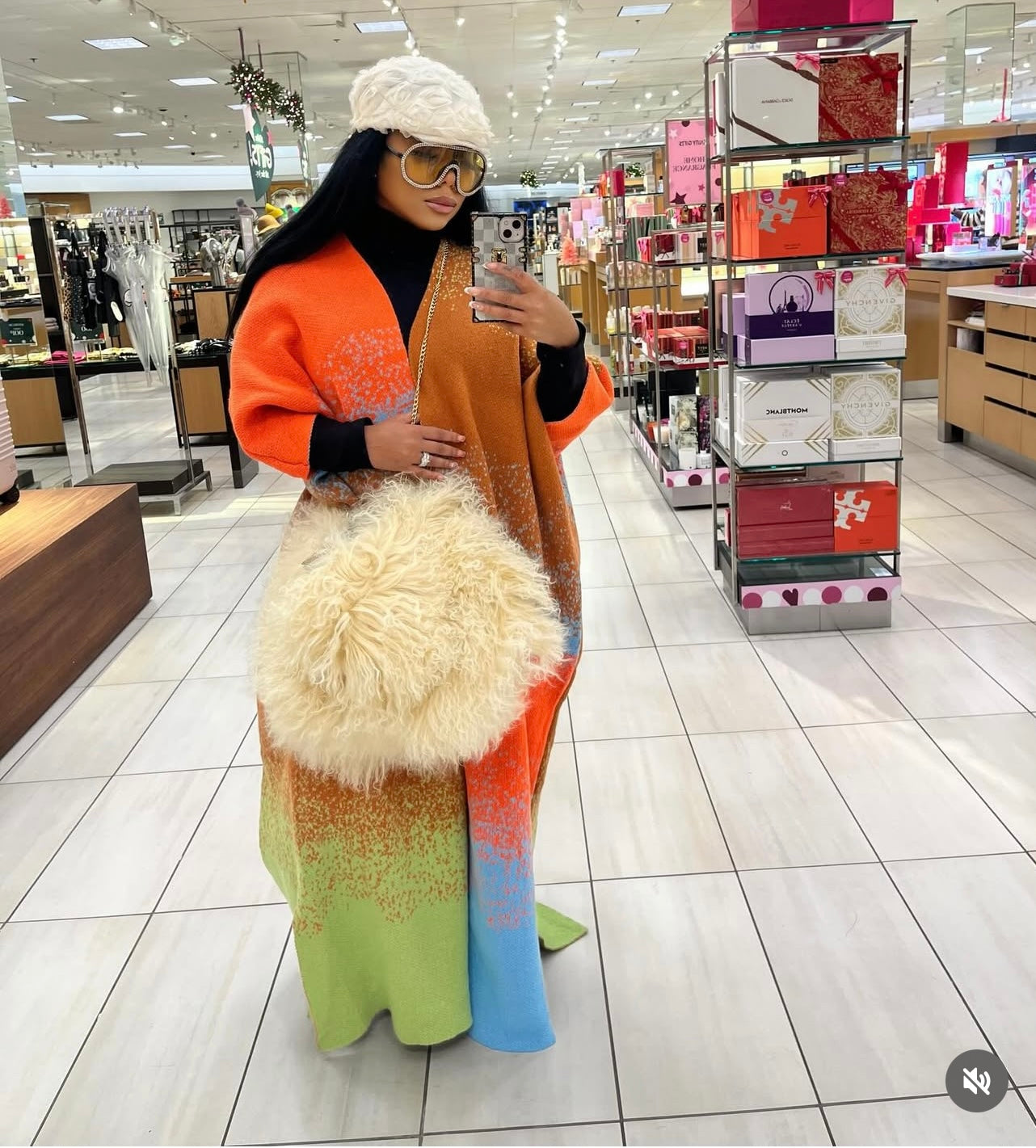 Monifa Ombré Cardigan Sweater