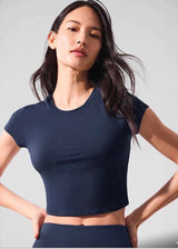 Alo Short Sleeve ( Navy )