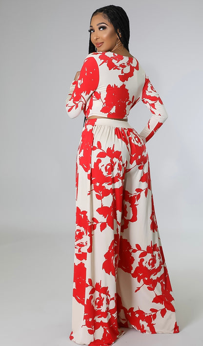 Sheva Pant Set ( Red )